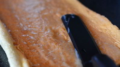 бисквитный рулет с кремом из манки