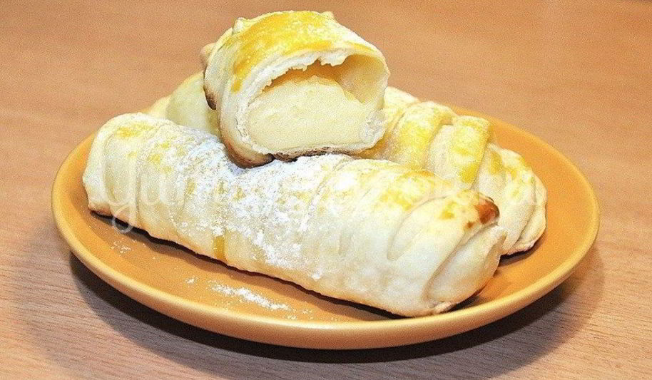 Рецепт булочек с кремом