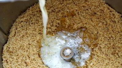 чизкейк на рикотте с заварным кремом