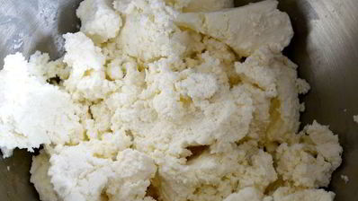 чизкейк на рикотте с заварным кремом