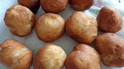 финские пончики с кремом патисьер