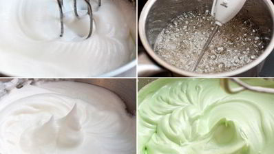 фисташковые макаронс с базиликовым кремом