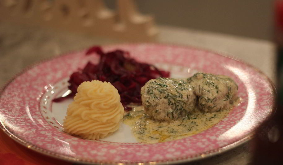 Рецепт фрикаделек с кремовой заправкой из сметаны с соусом табаско