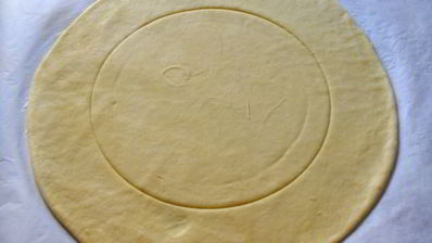 галета с творожным кремом и ягодами