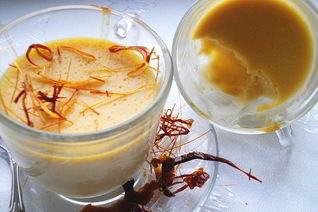 Карамельные кремовые горшочки