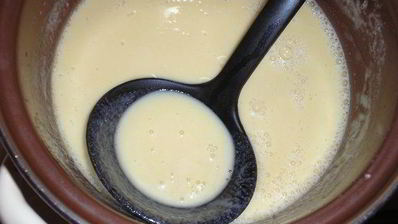 карамельные кремовые горшочки