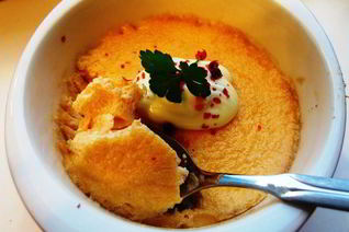 Крем-брюле из лосося