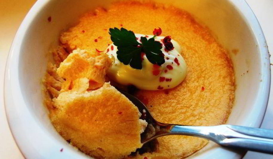 Рецепт крем-брюле из лосося