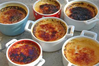 Крем-брюле с ромашкой и мелиссой