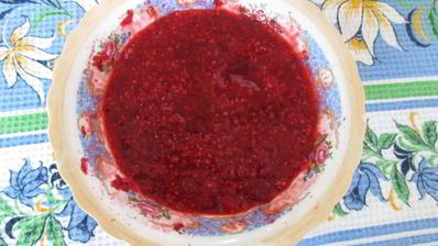 крем из малины с желатином розовый меланж