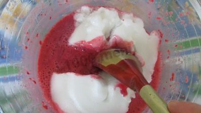 крем из малины с желатином розовый меланж