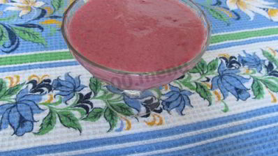 крем из малины с желатином розовый меланж