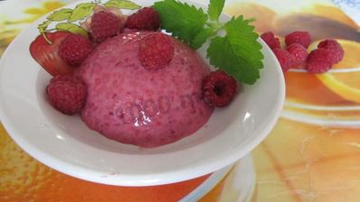 крем из малины с желатином розовый меланж