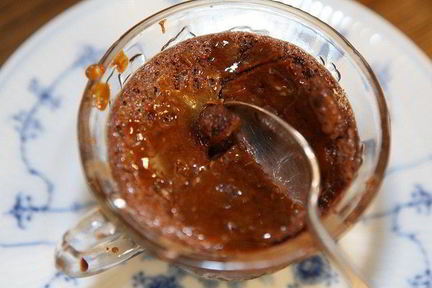 Крем-карамель Пьяная вишня