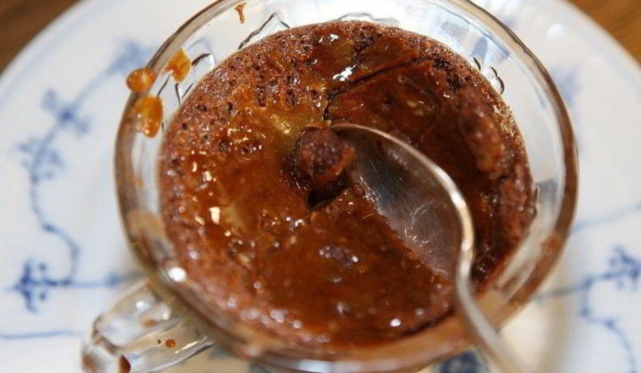 Рецепт крема-карамели пьяная вишня