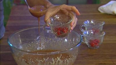 крем-карамель пьяная вишня