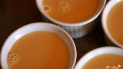 крем-карамель в горшочках