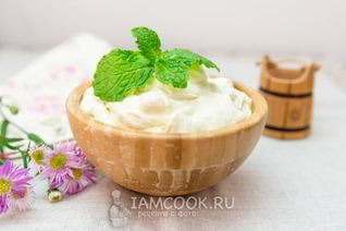 Крем творожный с желатином