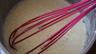 кростата с заварным кремом и малиной