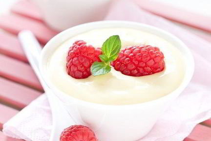 Малина в креме сабайон