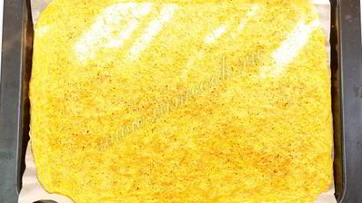 морковный рулет со сливочным кремом