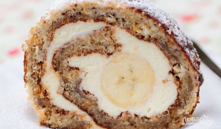 Рецепт рулета со сливочным кремом