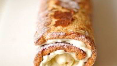 рулет со сливочным кремом