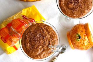 Шоколадный крем из пшена