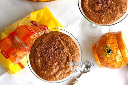 Шоколадный крем из пшена