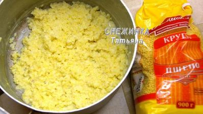 шоколадный крем из пшена