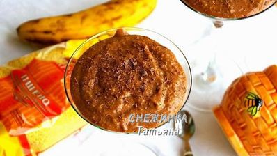 шоколадный крем из пшена