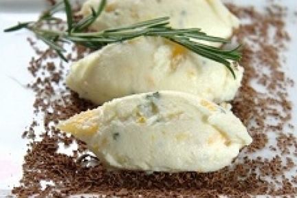 Шоколадный крем с маскарпоне и розмарином