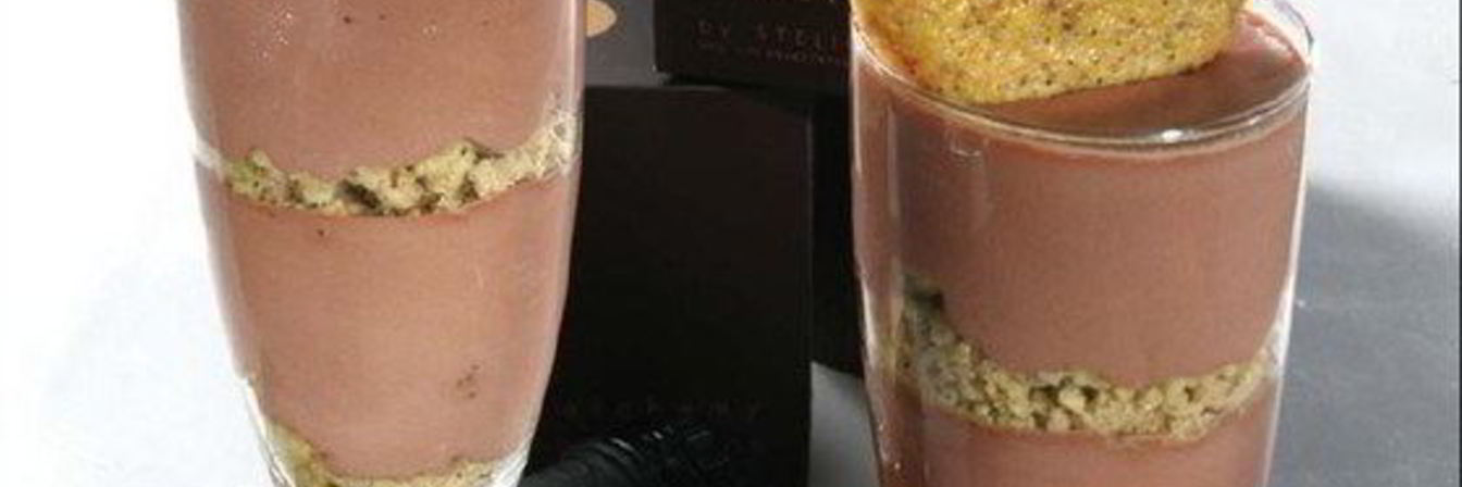 Шоколадный крем с оливковым маслом и фисташками