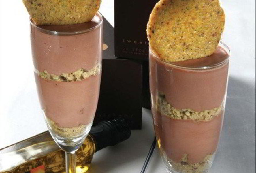 Шоколадный крем с оливковым маслом и фисташками