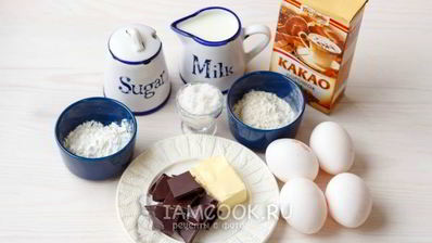 шоколадный заварной крем