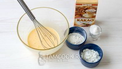 шоколадный заварной крем