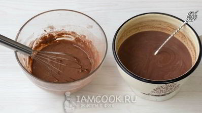 шоколадный заварной крем