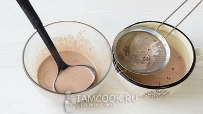 шоколадный заварной крем