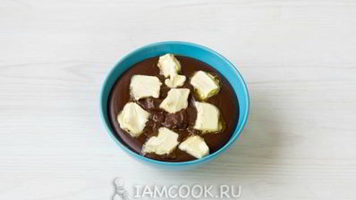 шоколадный заварной крем