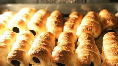 слоеные трубочки с белковым кремом