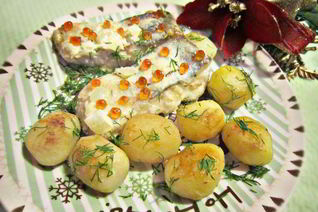 Судак под кремовой шубкой