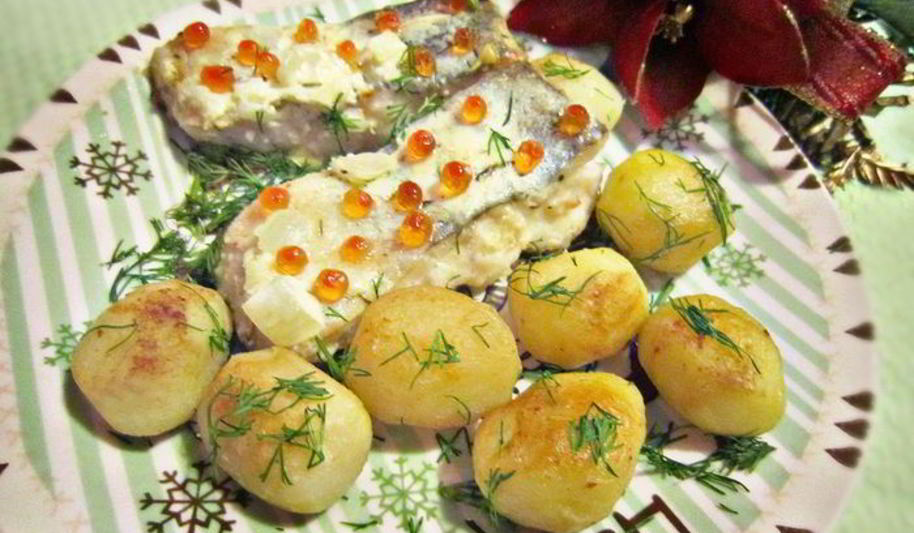 Рецепт судака под кремовой шубкой