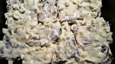 судак под кремовой шубкой