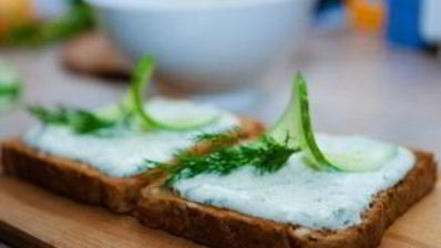 творожный крем с зеленью