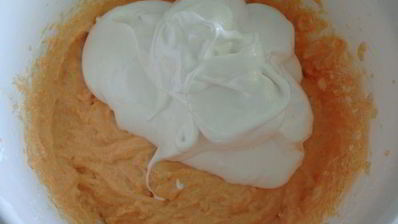 тыквенный рулет с джемом и кремом