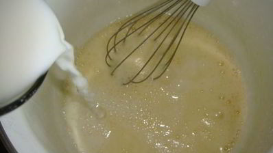 тыквенный рулет с джемом и кремом