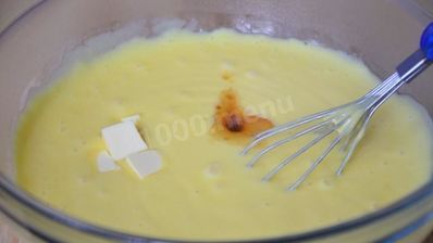 ванильный крем для торта наполеон на желтках