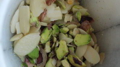 ванильный крем с грильяжем