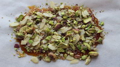 ванильный крем с грильяжем