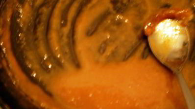 вишневое крем-брюле с вишнями